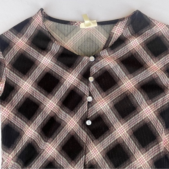 Girl's 2 Piece Outfits Button Front Long Sleeve cardigan and Skirt Set M 7-8 - Picture 4 of 8